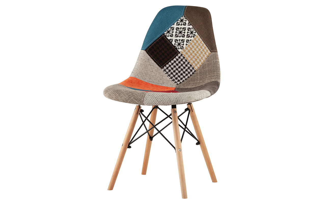 фото: Стул Stool Group EAMES пэчворк